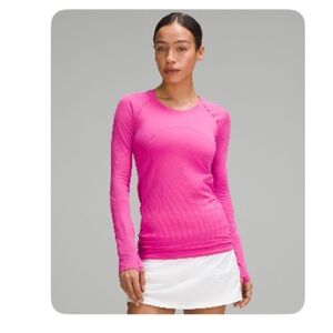 lululemon athletica Pink Long Sleeve Top